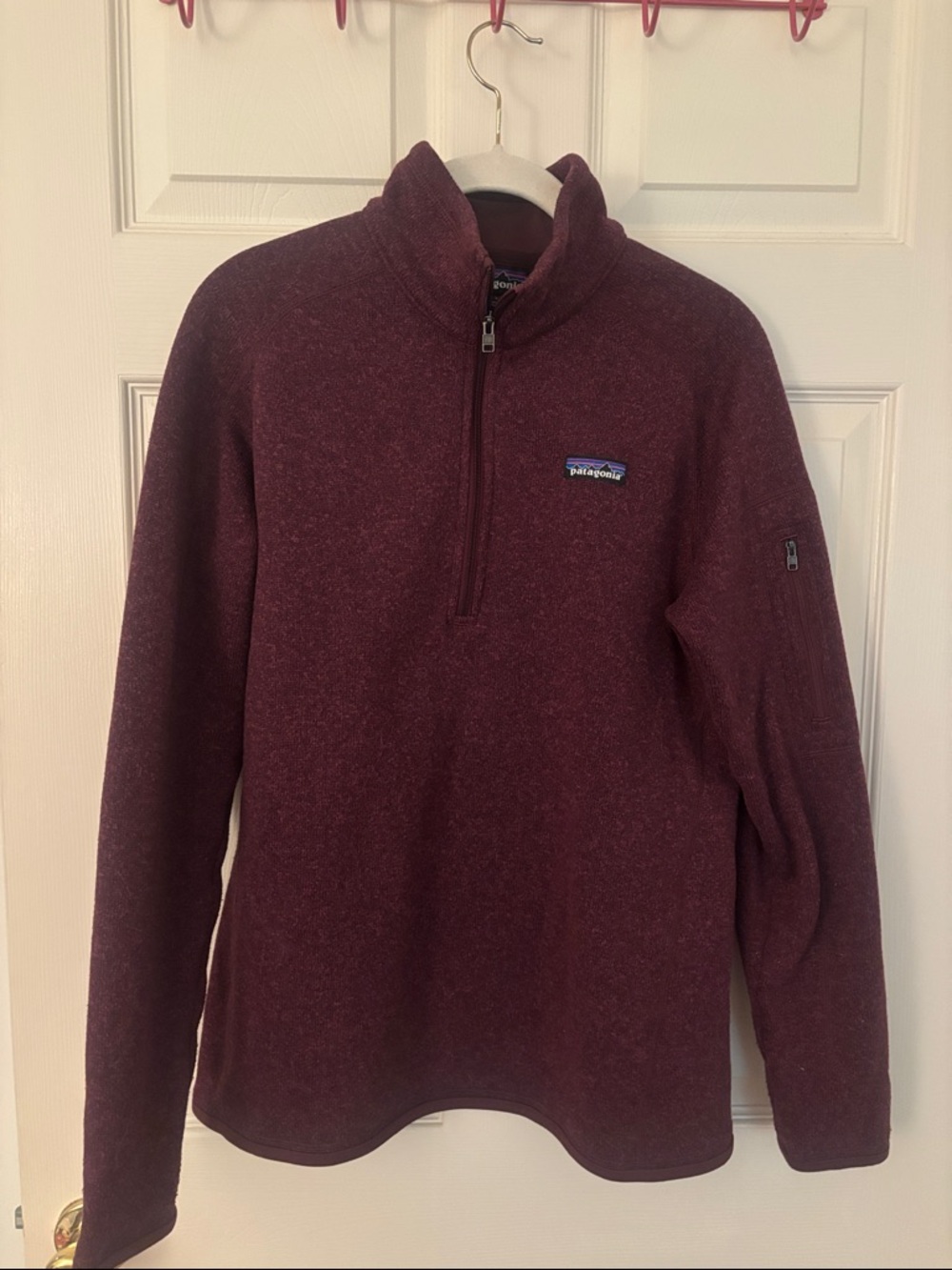 Patagonia Half-Zip Fleece Pullover - Burgundy